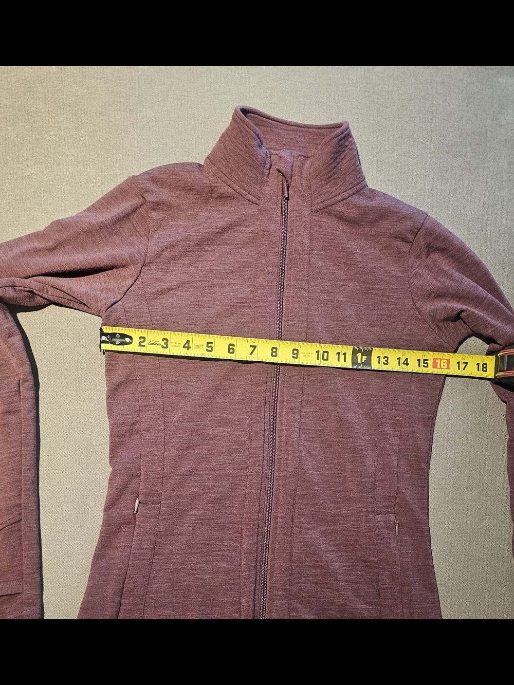 WoolX Finley Merino Wool Zip Up Jacket Womens Small Purple Athletic Lightweight - Picture 10 of 13